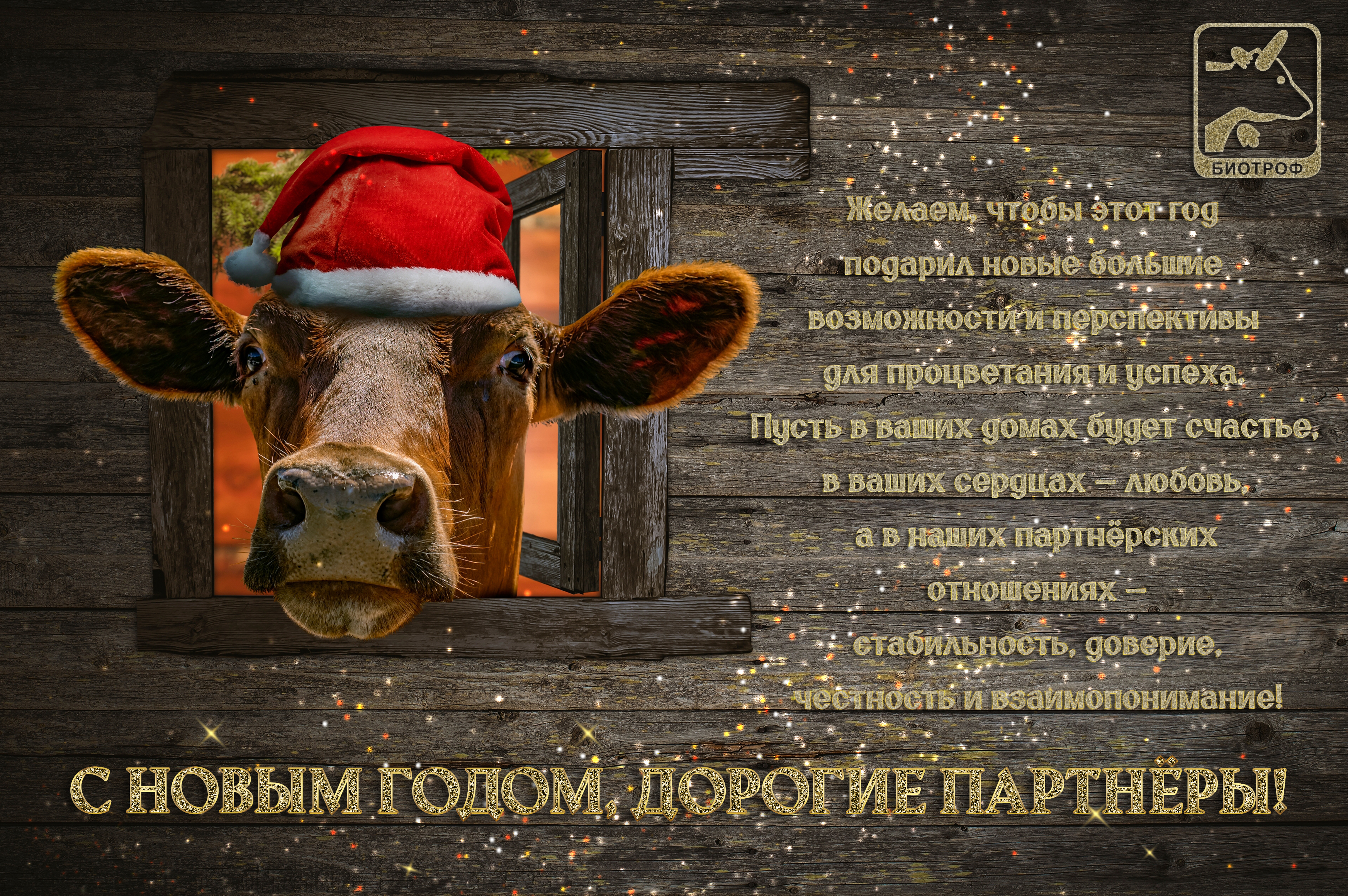 Дорогие друзья! Сердечно поздравляем Вас с праздниками — Новым годом и Рождеством